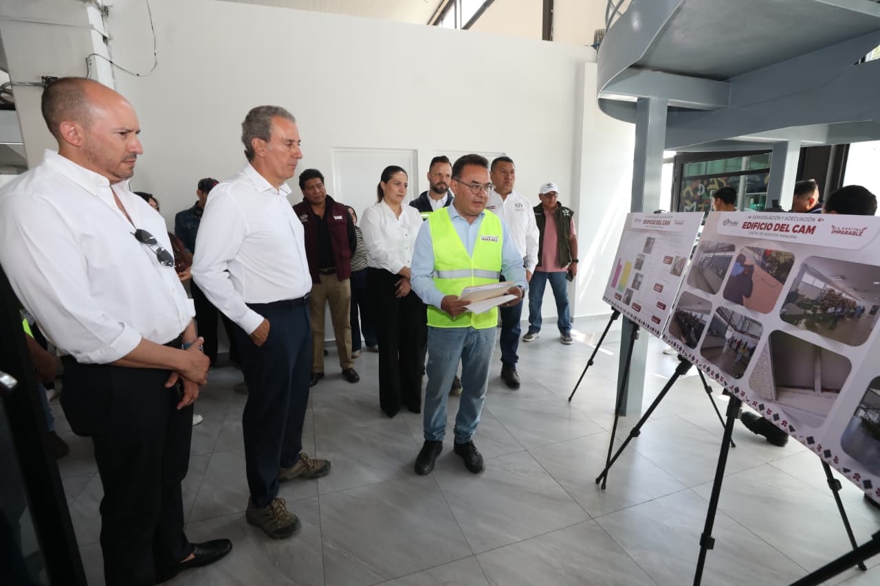 Imagen principal del artículo Supervisa Pepe Chedraui trabajos de remodelación en el Centro de Atención Municipal (CAM)