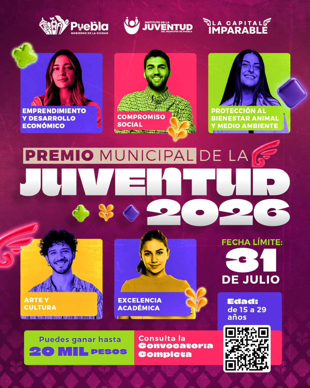 Imagen principal del artículo Gobierno de Pepe Chedraui lanza la convocatoria del Premio Municipal de la Juventud 2026