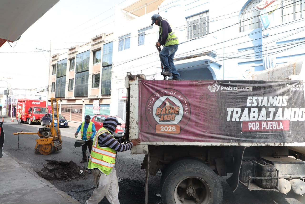Imagen principal del artículo Gobierno de Pepe Chedraui impulsa movilidad segura con bacheo en la colonia El Carmen