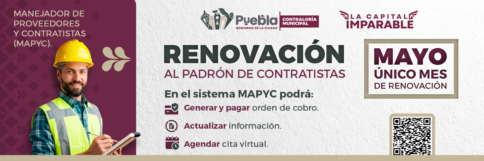 Renovacion al padron de contratistas Mayo 2026