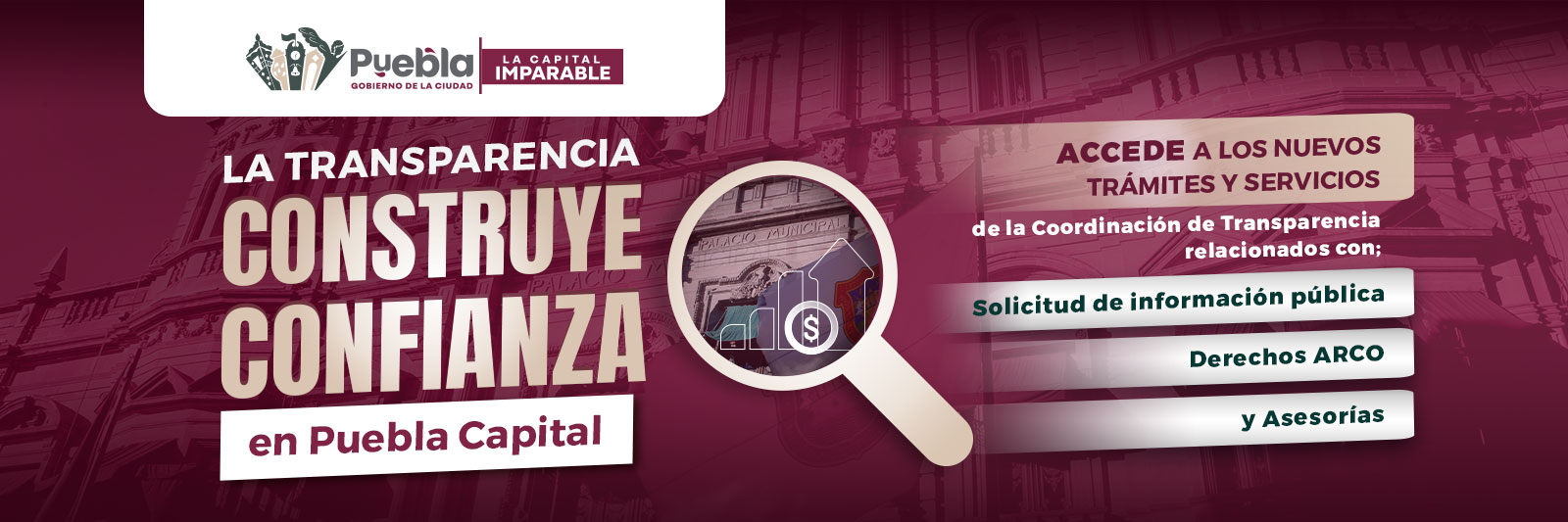 Transparencia contruye confianza