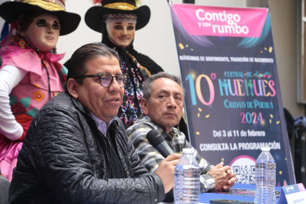 PUEBLA CAPITAL VIVIRÁ LA DÉCIMA EDICIÓN DEL FESTIVAL DE HUEHUES CON 14 ACTIVIDADES CARNAVALERAS