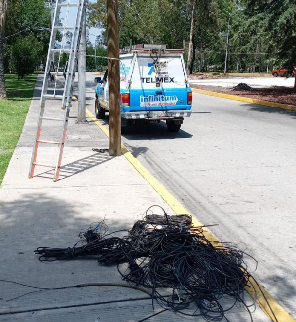 SECRETARÍA DE GESTIÓN Y DESARROLLO URBANO RETIRA MÁS DE UN MILLÓN DE METROS LINEALES DE CABLEADO